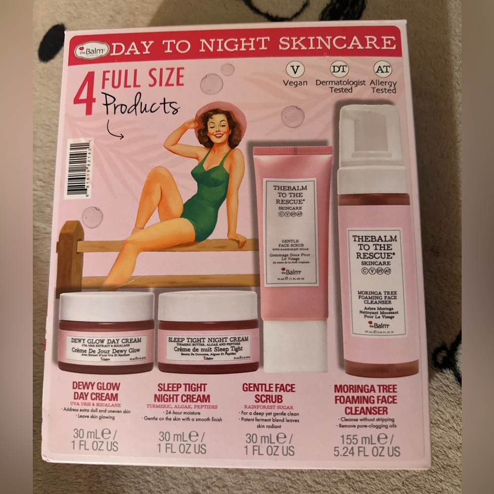 TheBalm Day to Night Skincare Gift Set 4pc